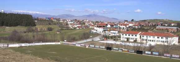 S�dlichen Rand und Eingang des Dorfes Draviskos.
